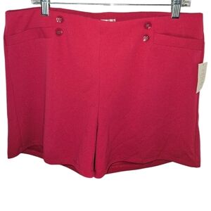 NWT Retrology High Wasited Double Button Shorts